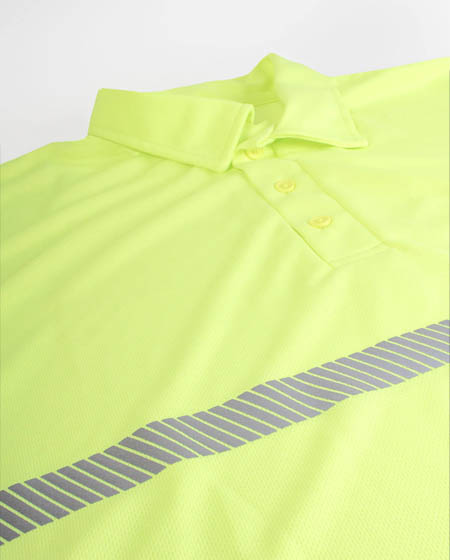 Playera Polo Amarillo Neón para Hombre