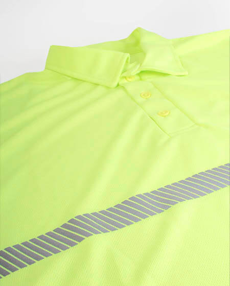Playera Polo Amarillo Neón para Hombre