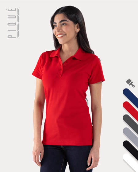 Playeras Polo Mujer Piqué W500