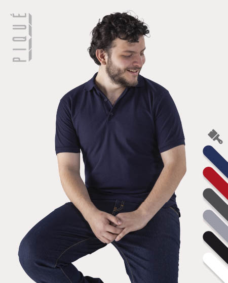 Camisas Polo Piqué P500 Caballero