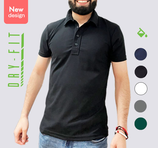 Breathable Micro Pique Polo Shirts