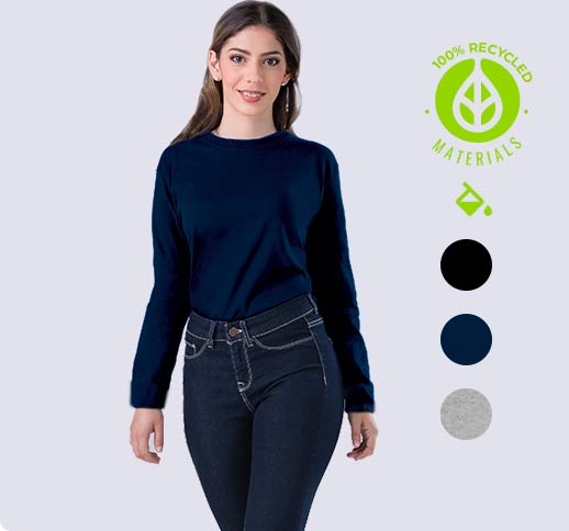 Eco-friendly Long Sleeve T-Shirt Woman