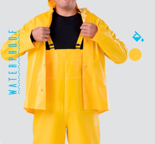 Two-piece Waterproof Rain Parka