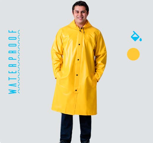 Las mejores ofertas en Ropa Waterproof Amarillo para De hombre