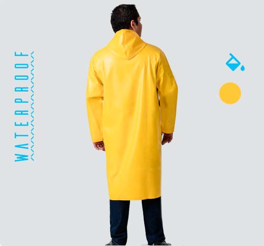 Impermeable gabardina